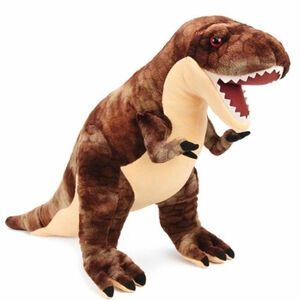 Wild Republic T Rex Dinosaur Plush Stuffed Animal Tyrannosaurus Rex Brown Cream